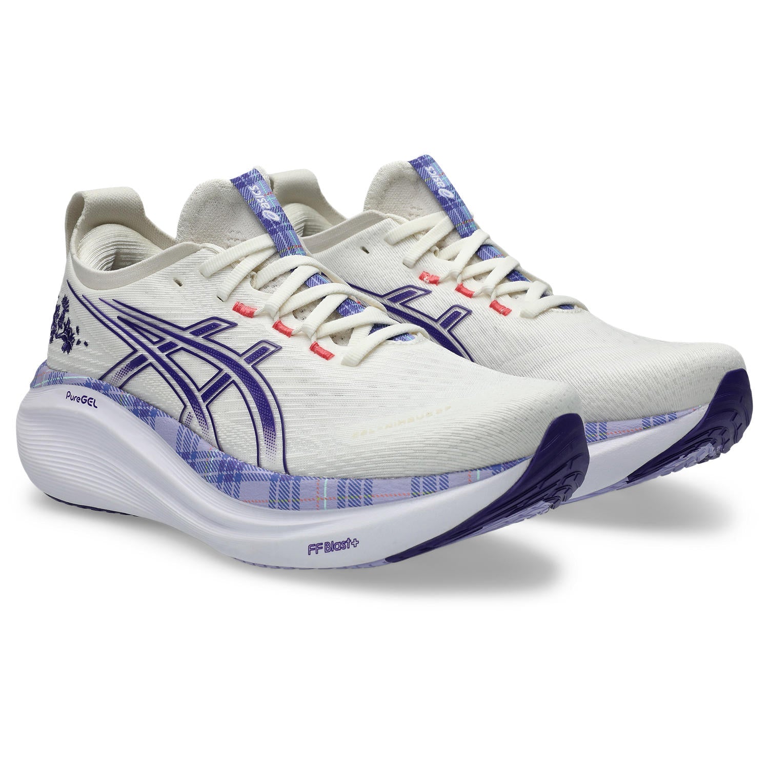 Asics Gel-Nimbus 27 Women's - Cream/Gentry Purple