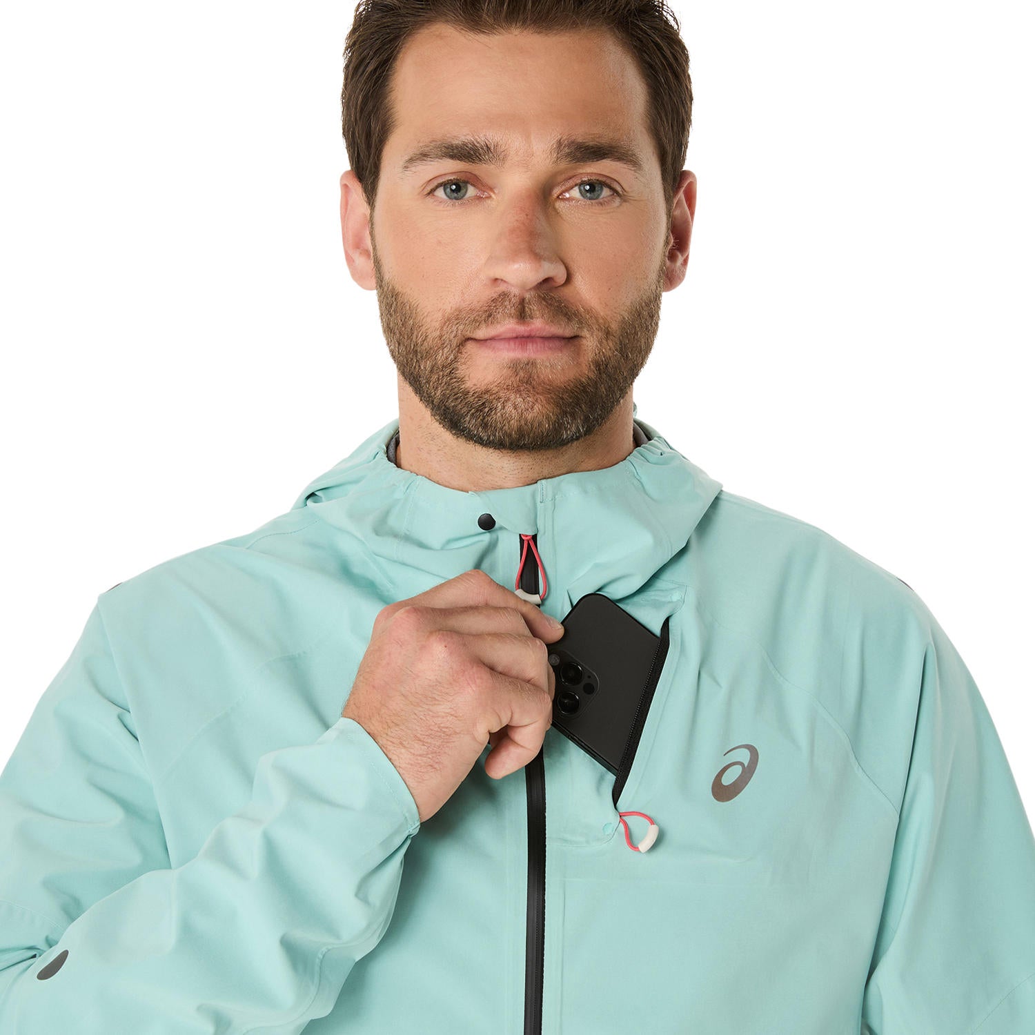 Asics Metarun Waterproof Jacket Men's -Oasis Green