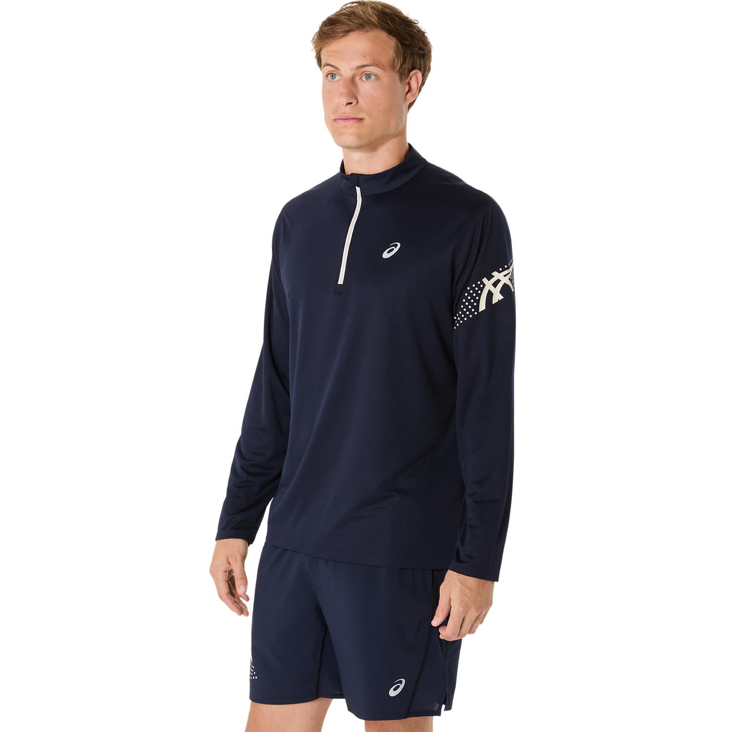 Asics Icon LS 1/2 Zip Men's  - Midnight