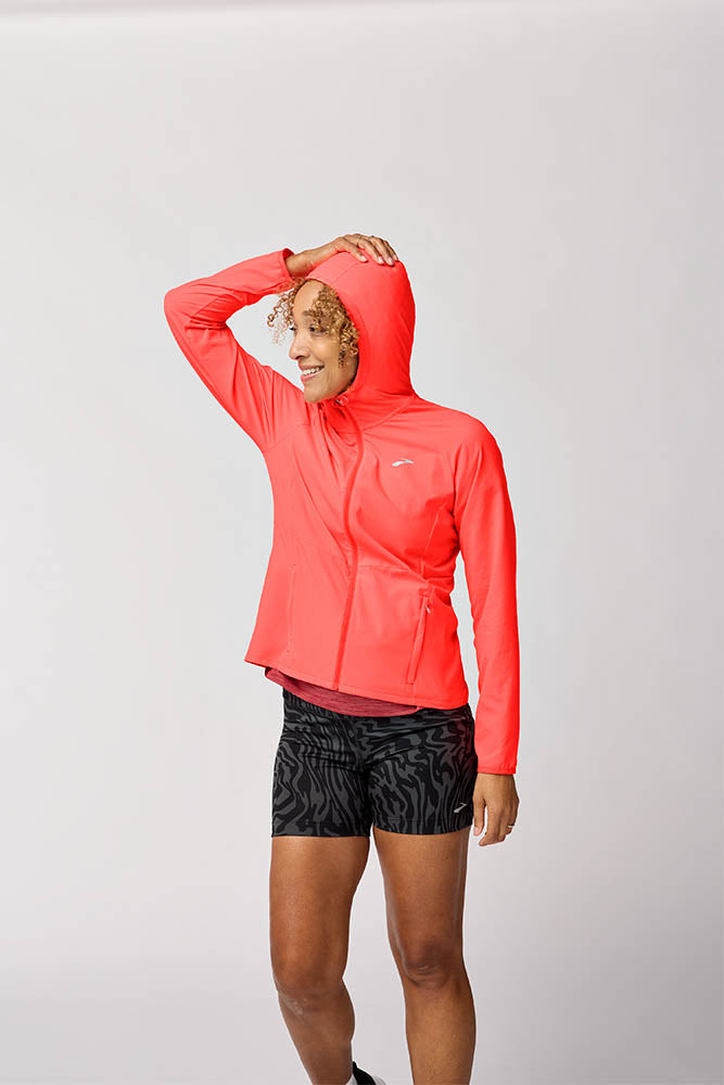 Brooks Canopy Jacket Women's - Neo Cayenne