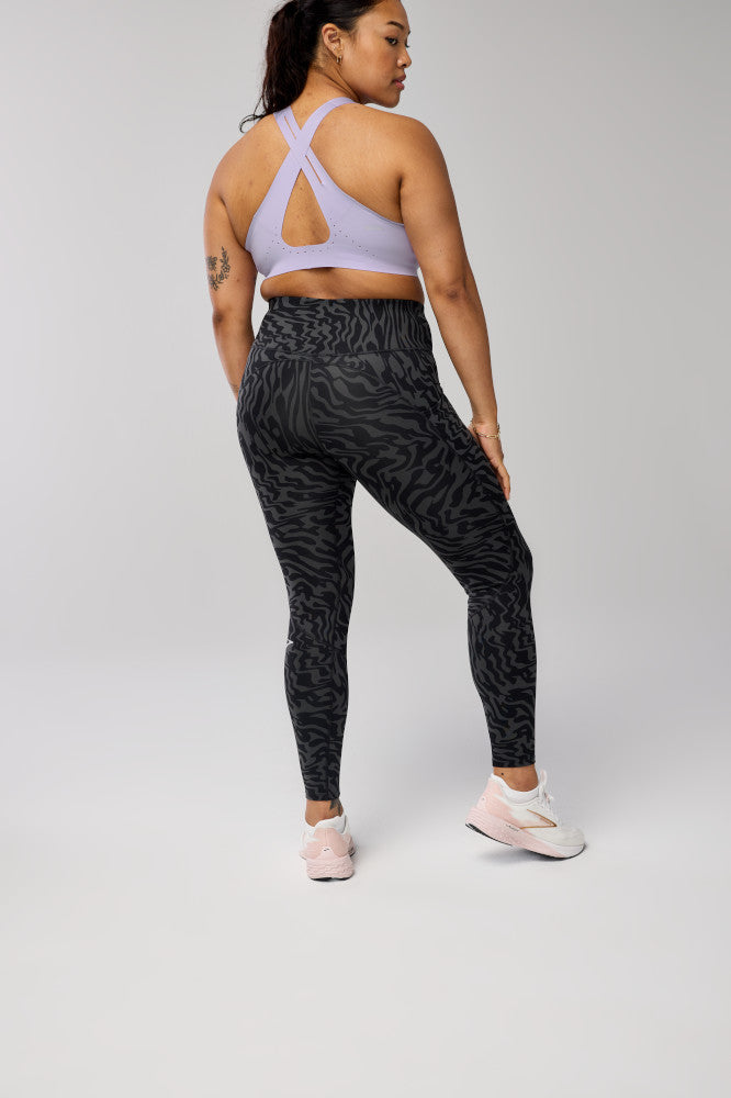 Brooks Spark Tights - Obsidian Speedscape