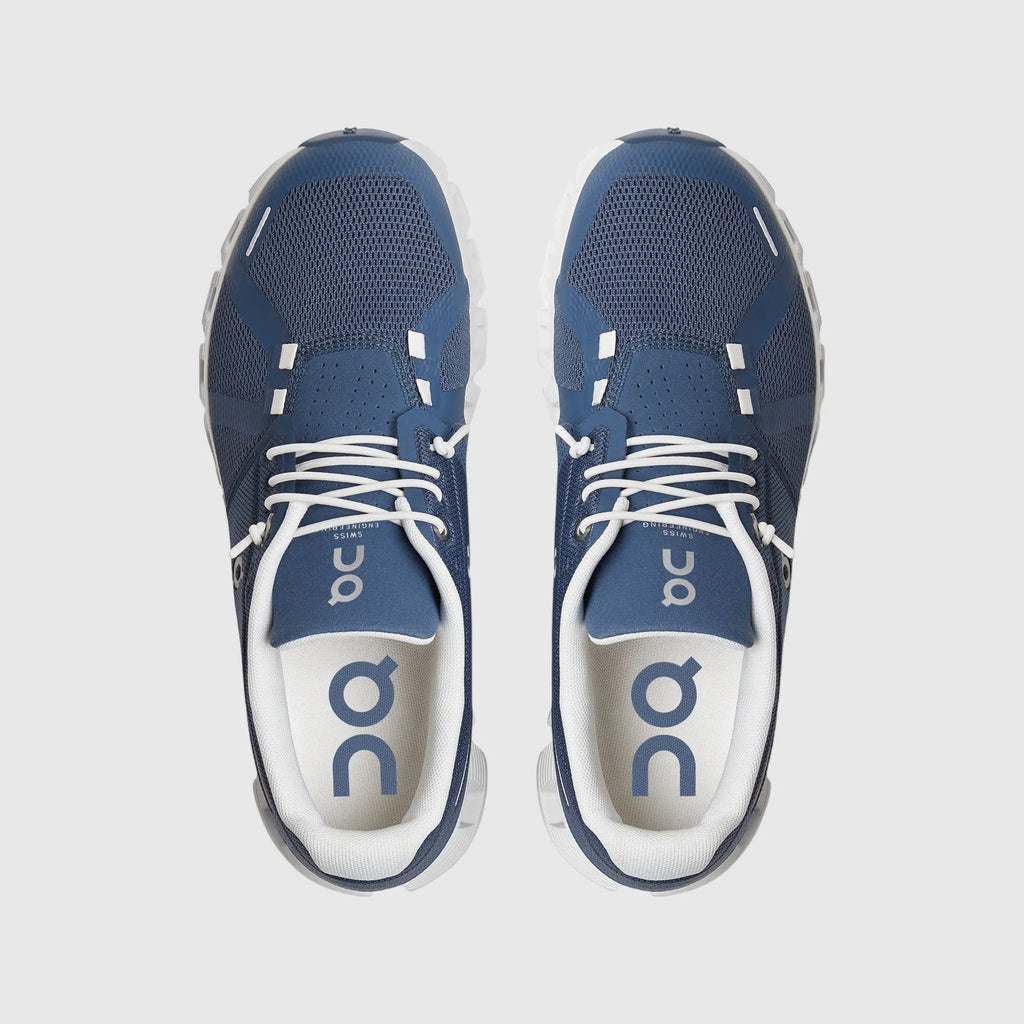 On Women's Cloud 5 Denim White