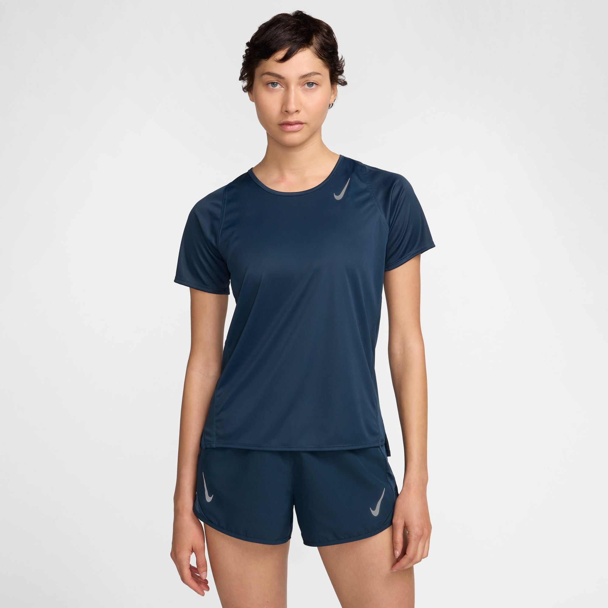 Nike Dri-Fit Race Top Women's -  Amory Navy/Reflective Silver