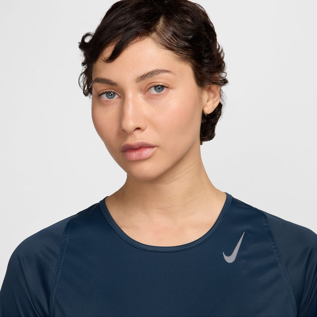 Nike Dri-Fit Race Top Women's -  Amory Navy/Reflective Silver