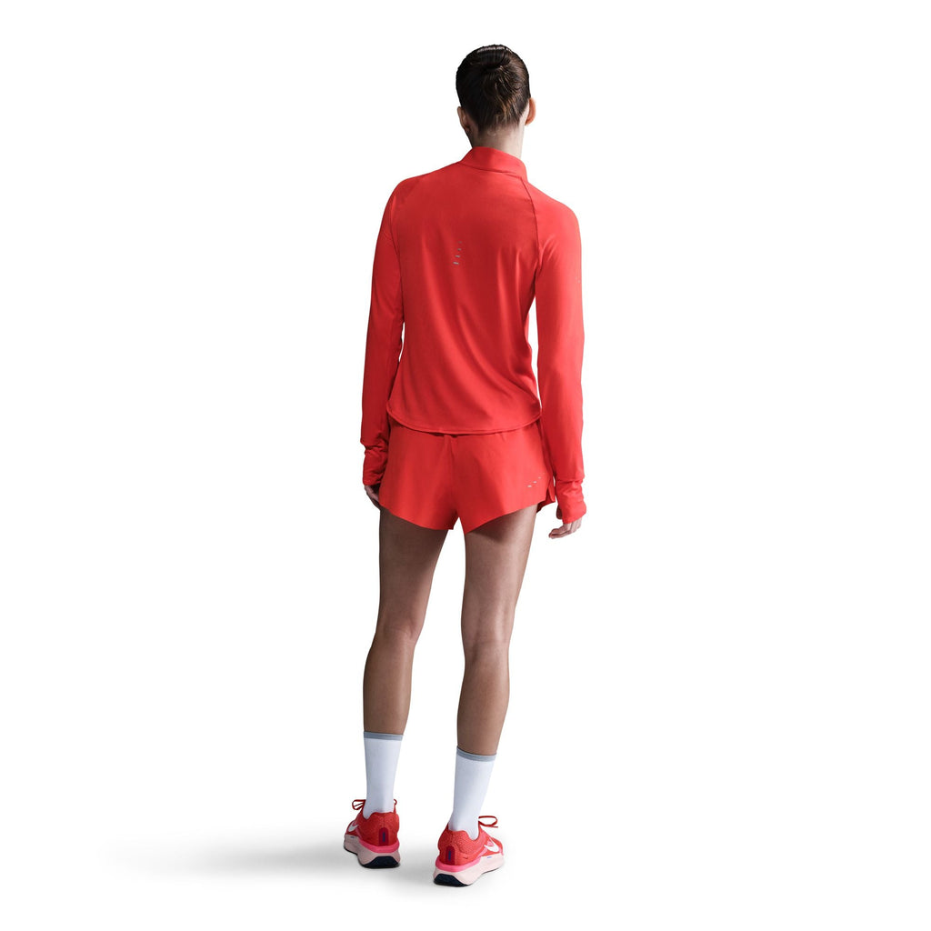 Nike Swift Women's Dri-FIT UV 1/4-Zip Running Top - Light Crimson