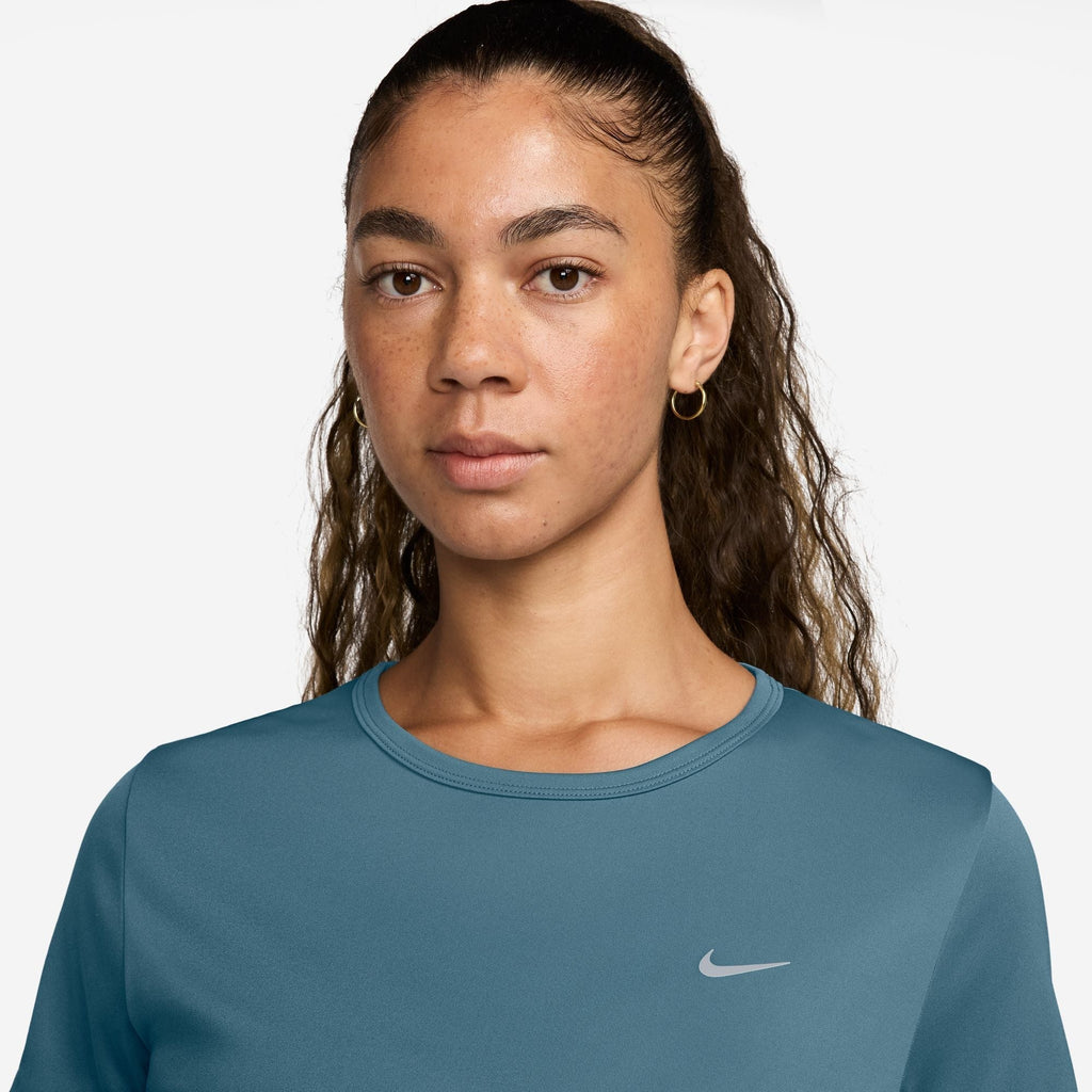 Nike Tempo Women's Dri-FIT SS Running Top - Smoky Blue