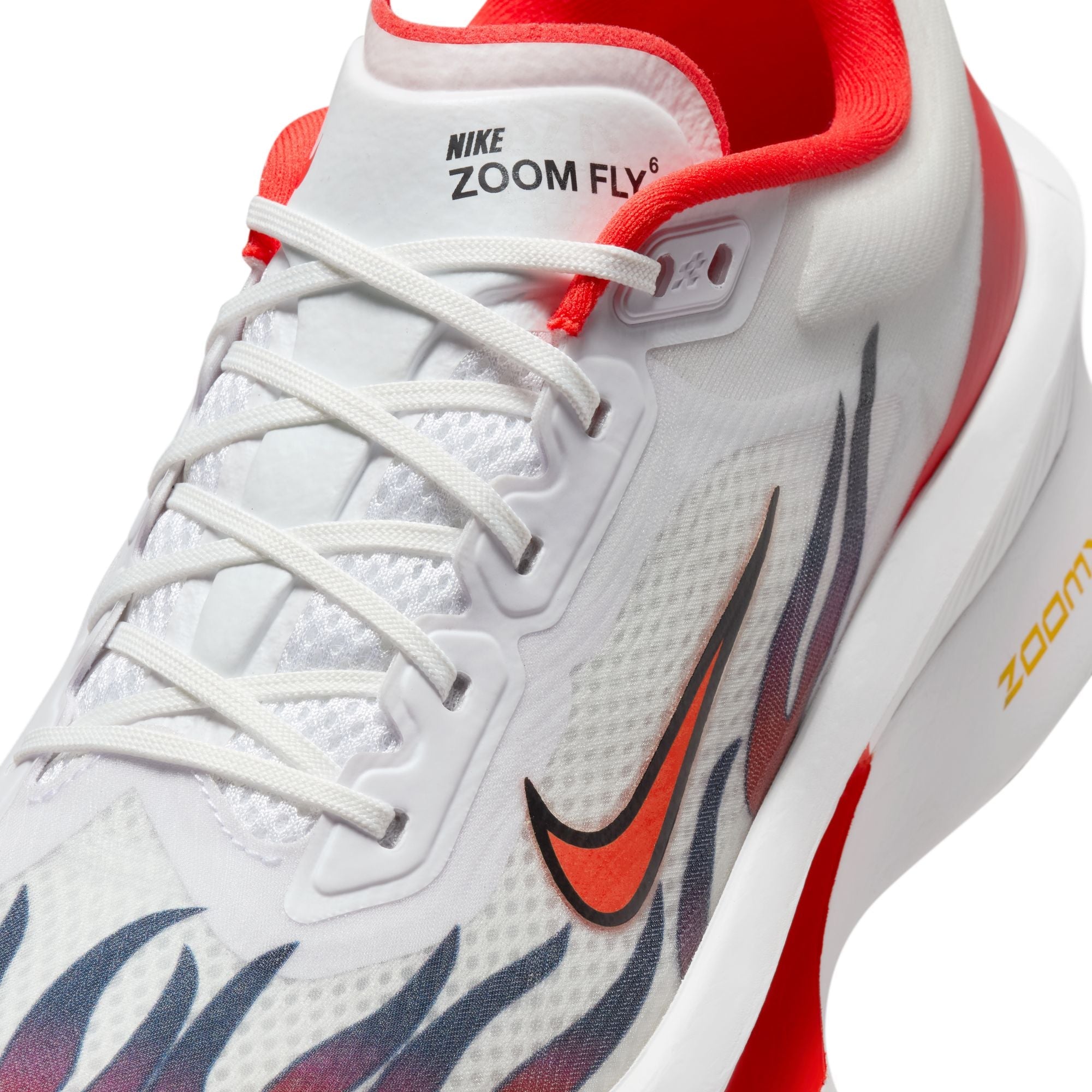 Nike Zoom Fly 6 Men's - White/Habanero Red