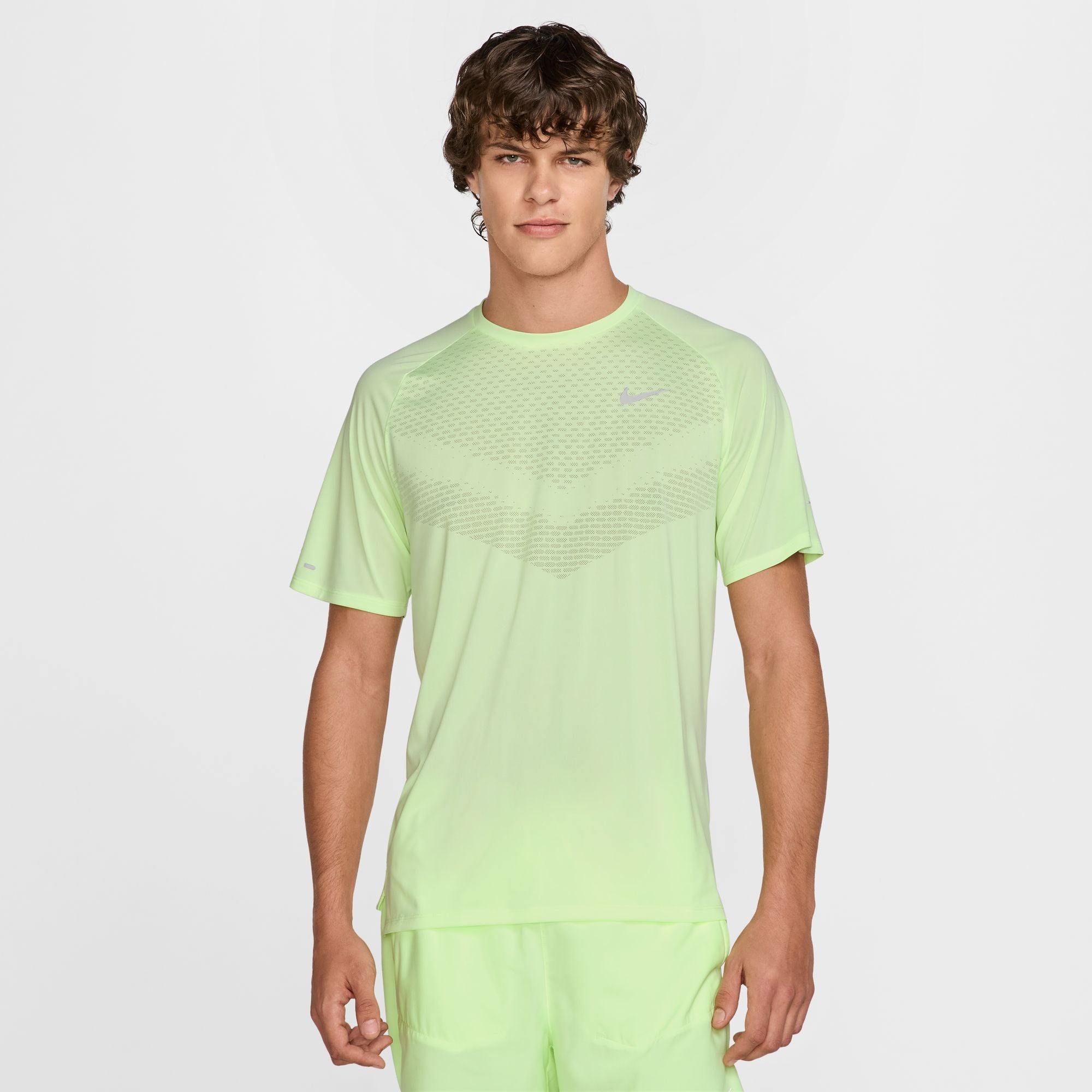 Nike Stride Men's Dri-FIT ADV Short-Sleeve Running Top - Barely Volt