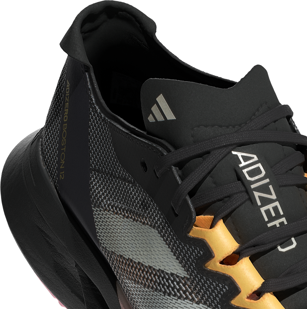 Adidas Adizero Boston 12 Men's - Black Zero Mettalic Spark