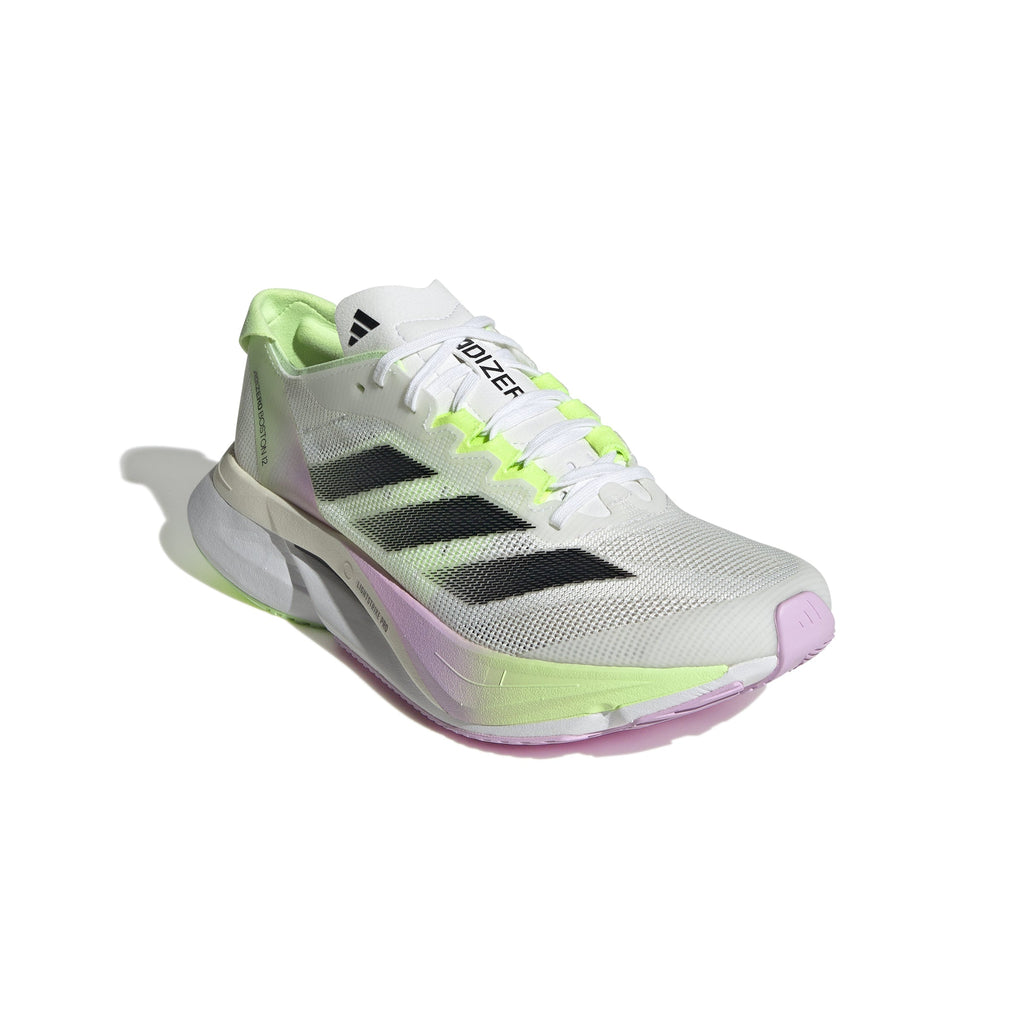 Adidas Adizero Boston 12 Women's - Cloud White/Core Black