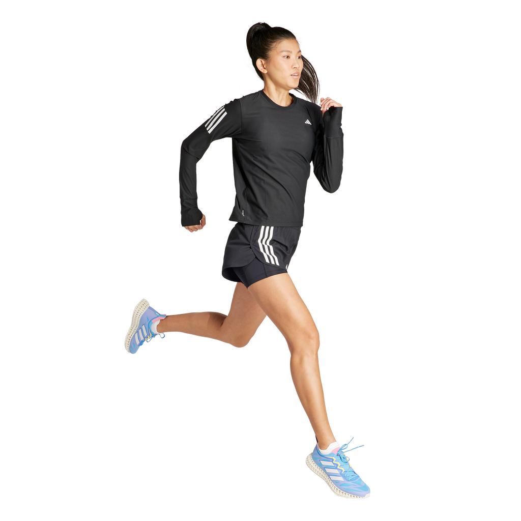 ADIDAS OWN THE RUN LONG SLEEVE TEE WOMEN'S - BLACK