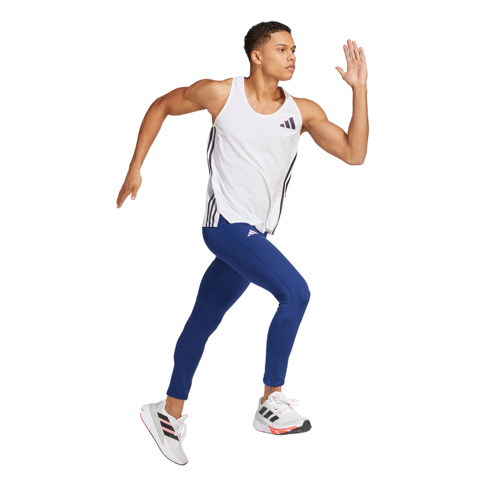 Adidas Adizero Essential Long Running Tights Men's - Dark Blue