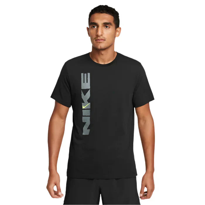 Nike Men's Dri-FIT Fitness T-Shirt - Black