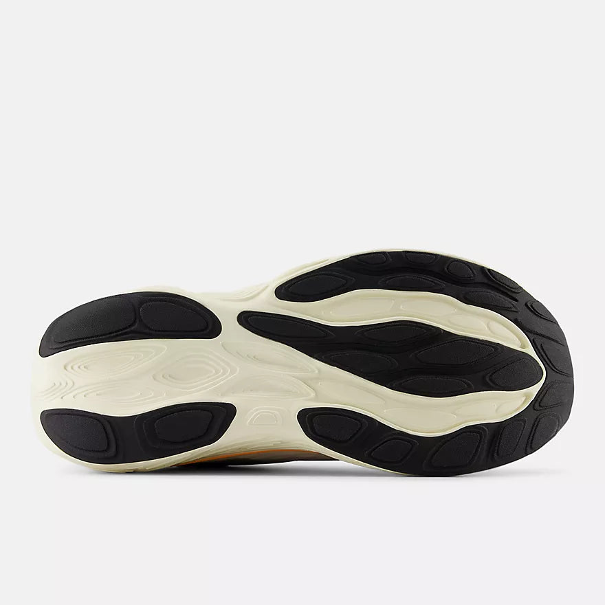 New Balance Fresh Foam X 1080v14 Wide (2E) Men's - Black Cement/Angora/Hot Mango