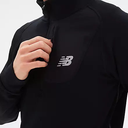 New Balance Heat Grid Half Zip - Black