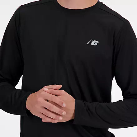 New Balance Sport Essentials Long Sleeve Top Men's - Black