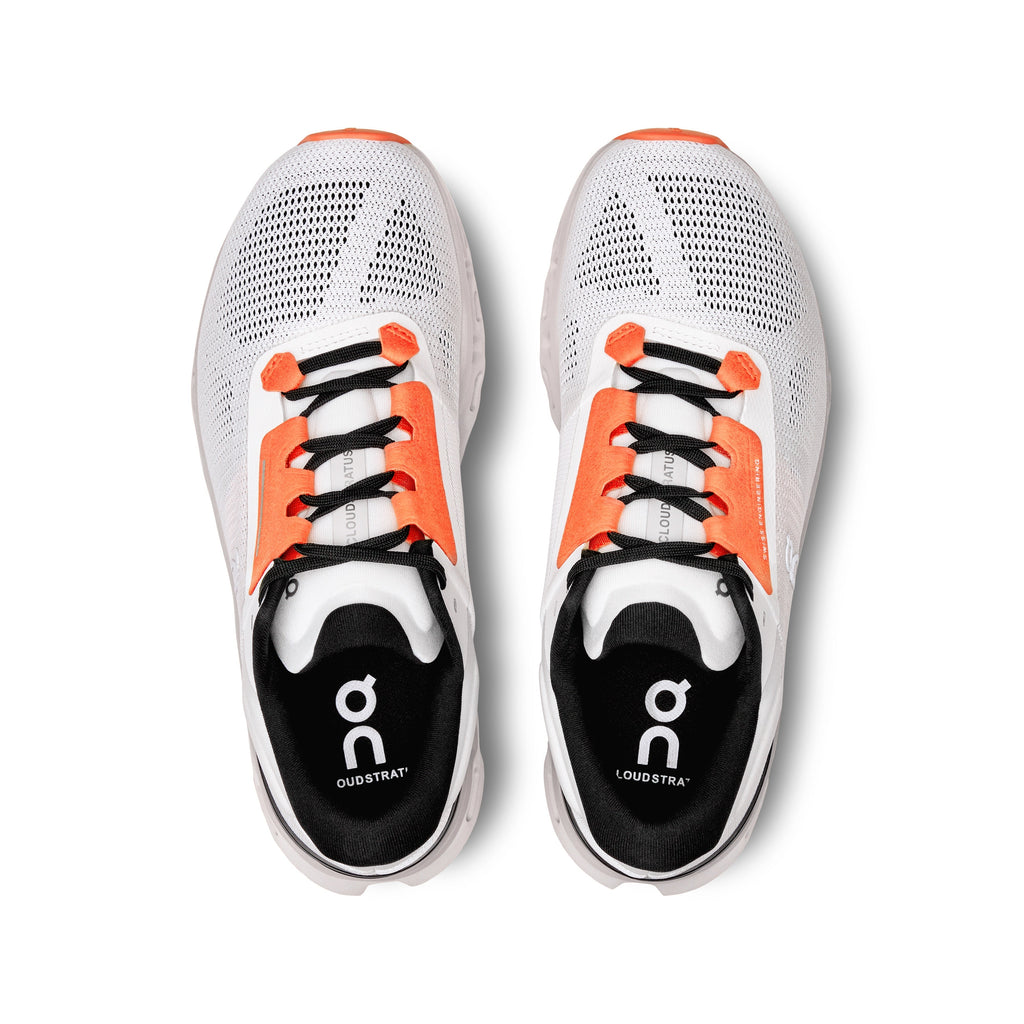 On Women's Cloud Stratus 3 White Sand