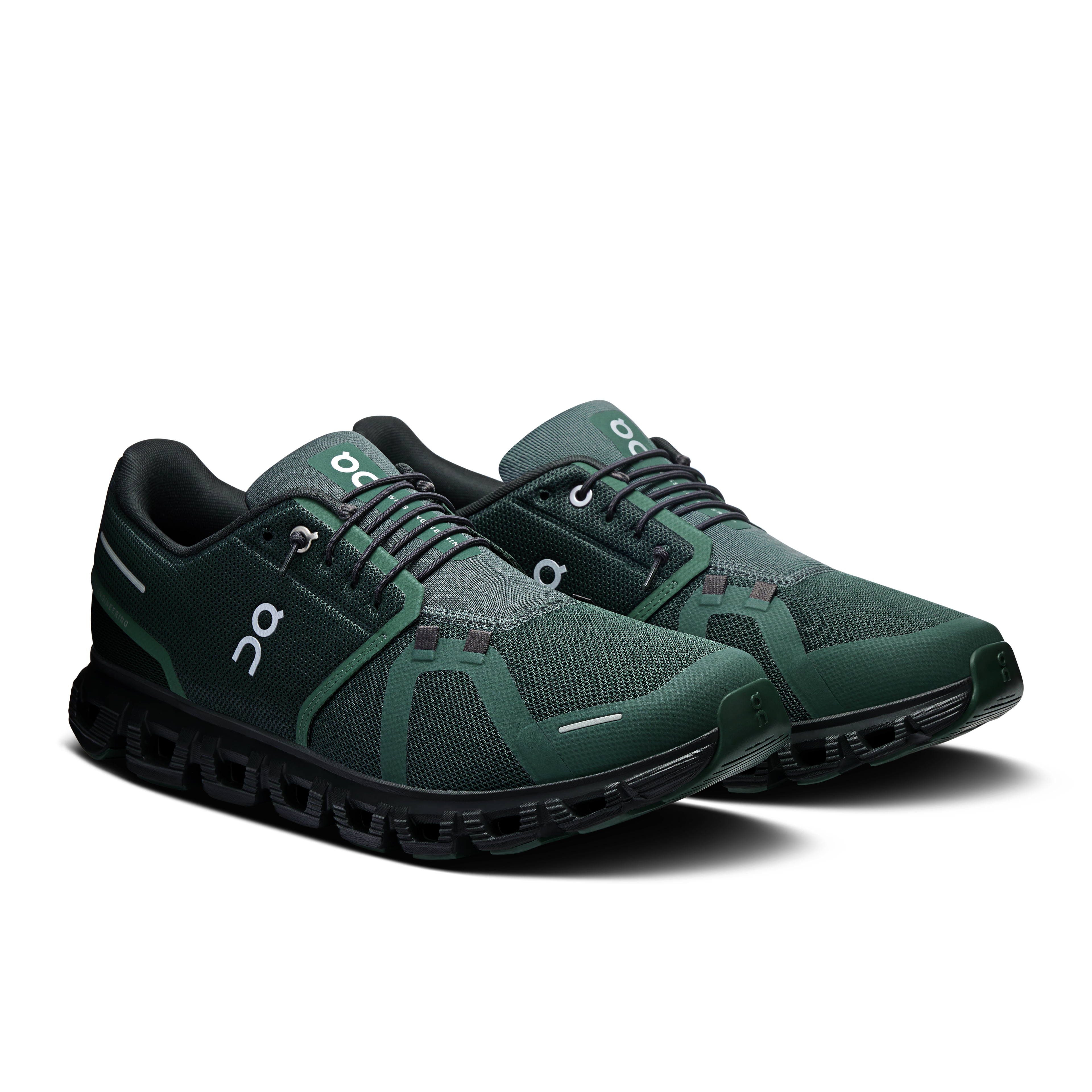 On Men's Cloud 6 Evergreen Black