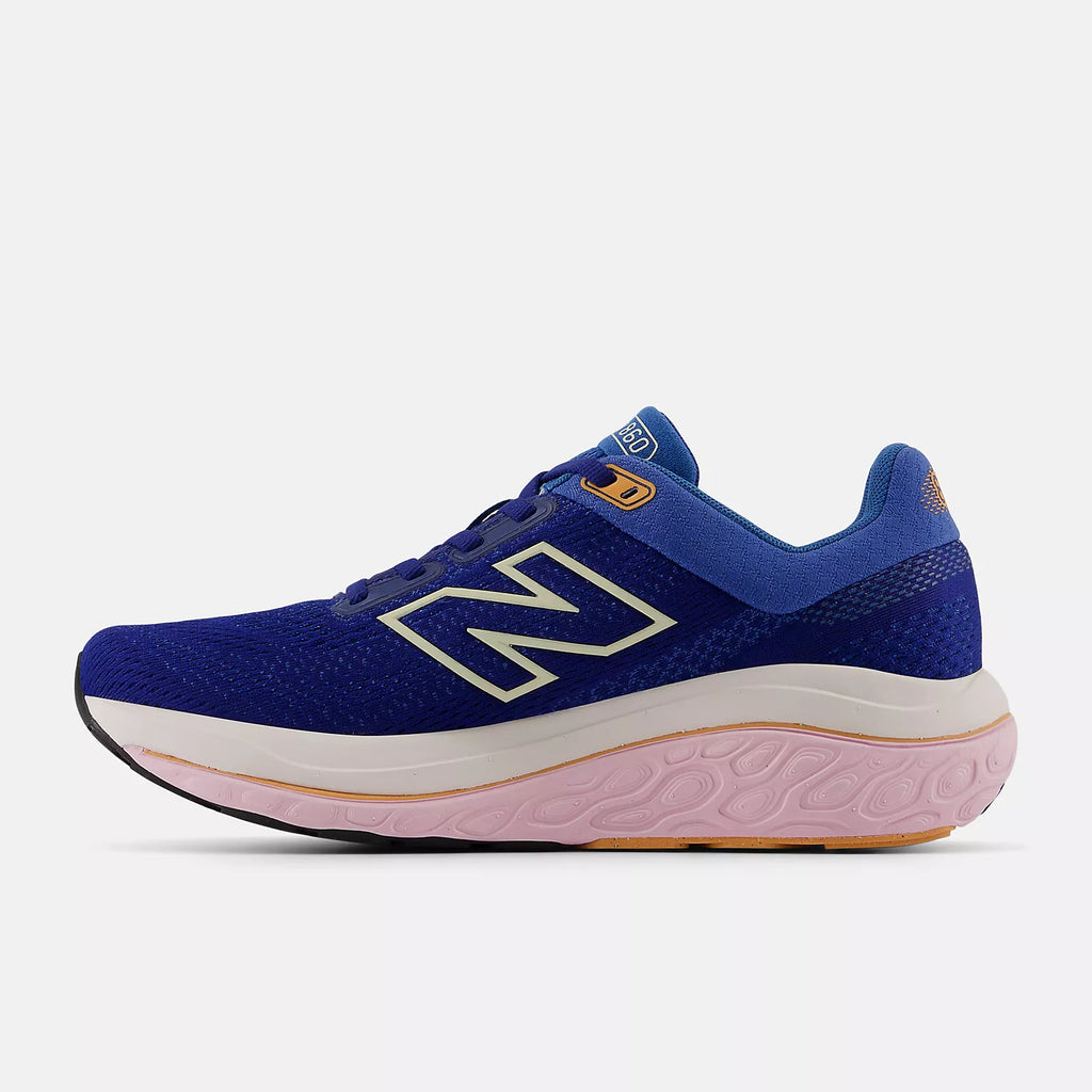 New Balance Fresh Foam X 860v14 Wide Women's - Inkwell/Calcium/Washed Pink
