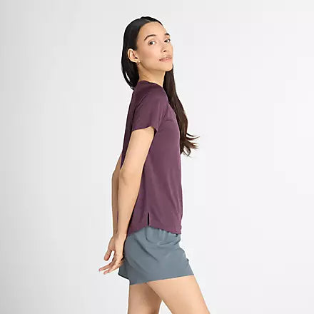 New Balance Athletics Graphic T-Shirt Women's - Plum Brown Heather